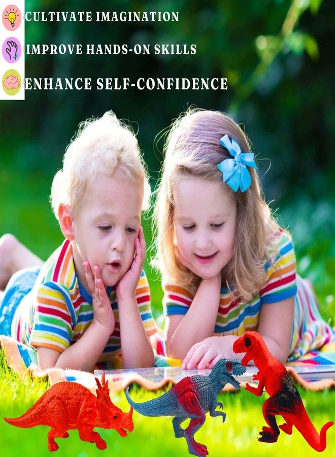 Mallexo Realistic Dinosaur Animal Toys for Kids 3+ Years | 8PCs Big Size Jurassic World Dino Animals Figure Set for Children| Birthday Gifts Jungle Safari Animal Dino Egg Toy Action Figurine (Dino 8) - Image 4